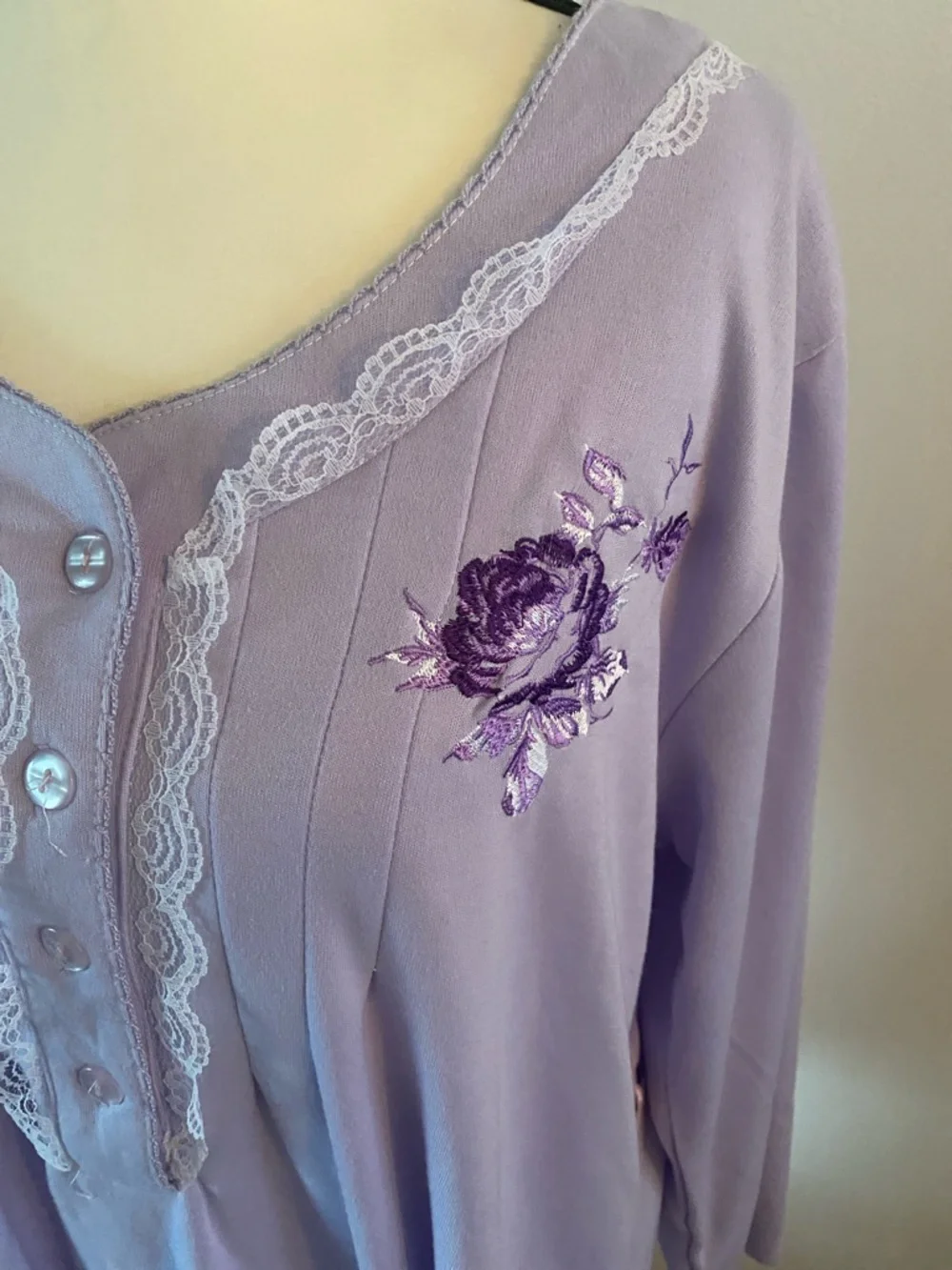 Body Touch 1XL nightgown NWT lilac - Picture 2 of 8